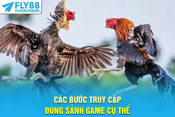 Hướng Dẫn Chơi Đá Gà Cựa Dao - Mẹo Thắng Thưởng Mỗi Ngày 7 Các bước truy cập đúng sảnh game cụ thể